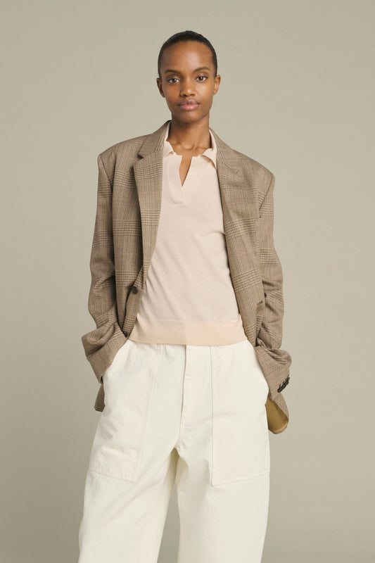 Jacket Hermosa - Brown/Beige - Wool - Women