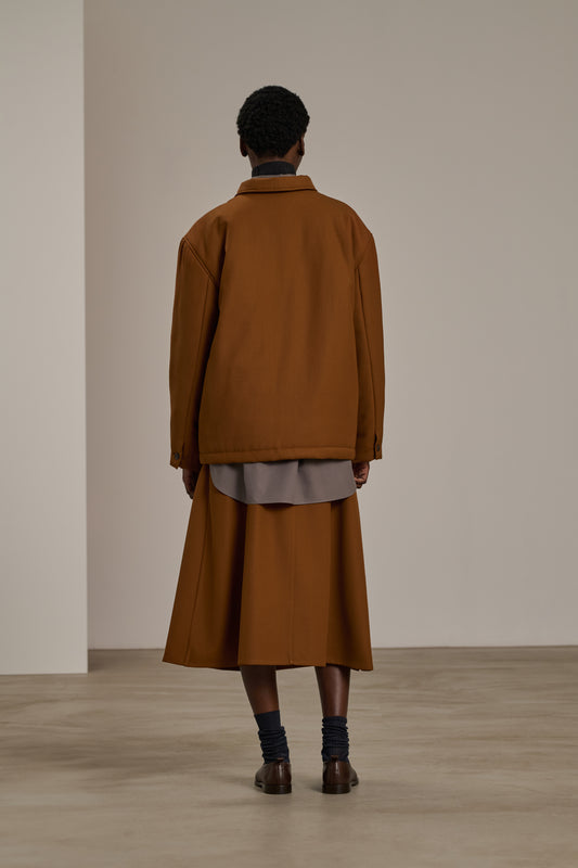 Catalogne jacket - Caramel - Wool - Women