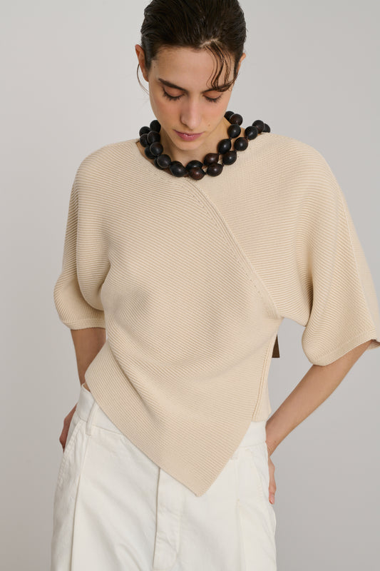 Essaouira pullover - Ecru - Cotton - Women
