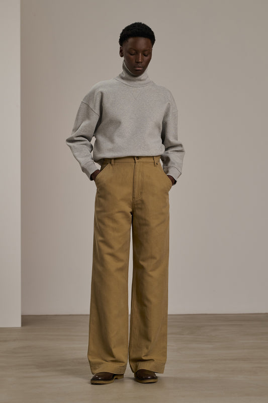 Carl Trousers - Beige - Cotton - Women