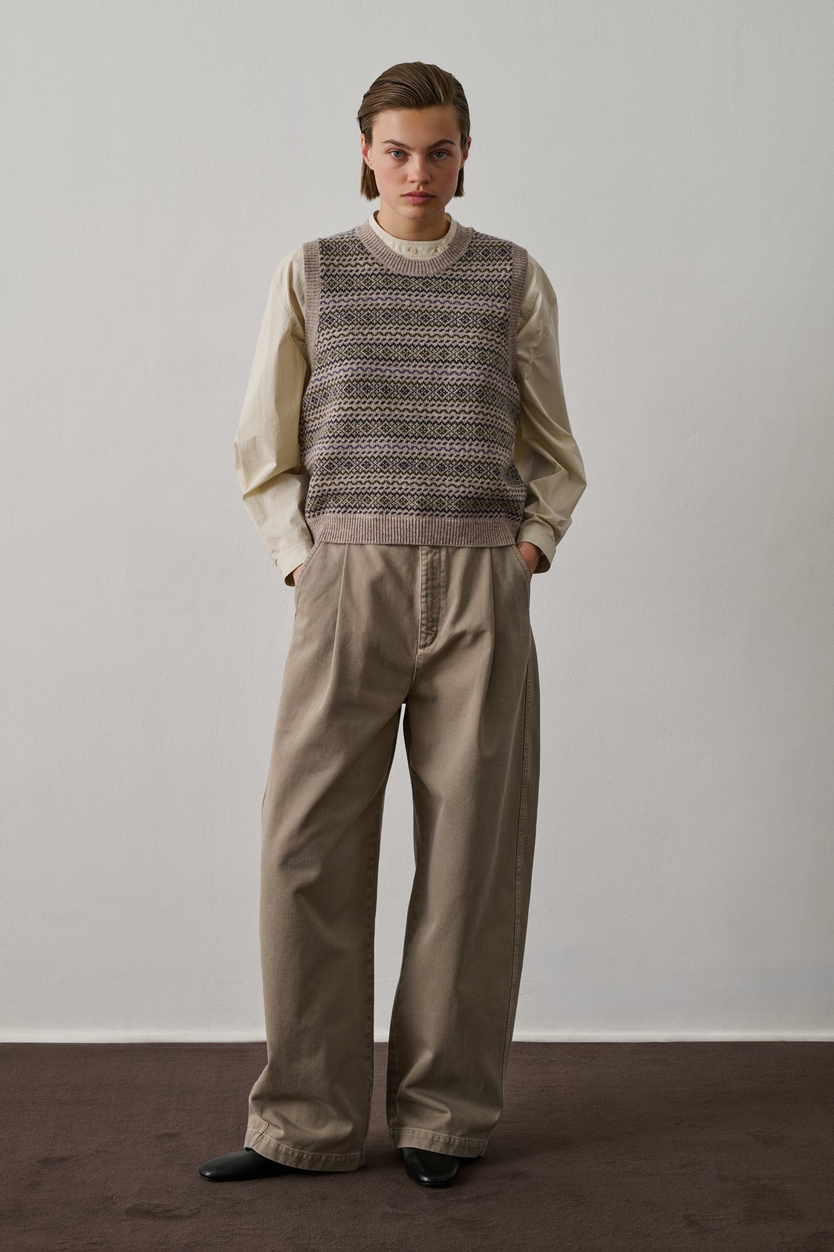 Pull Fiesta - Multico - Laine - Femme vue 1