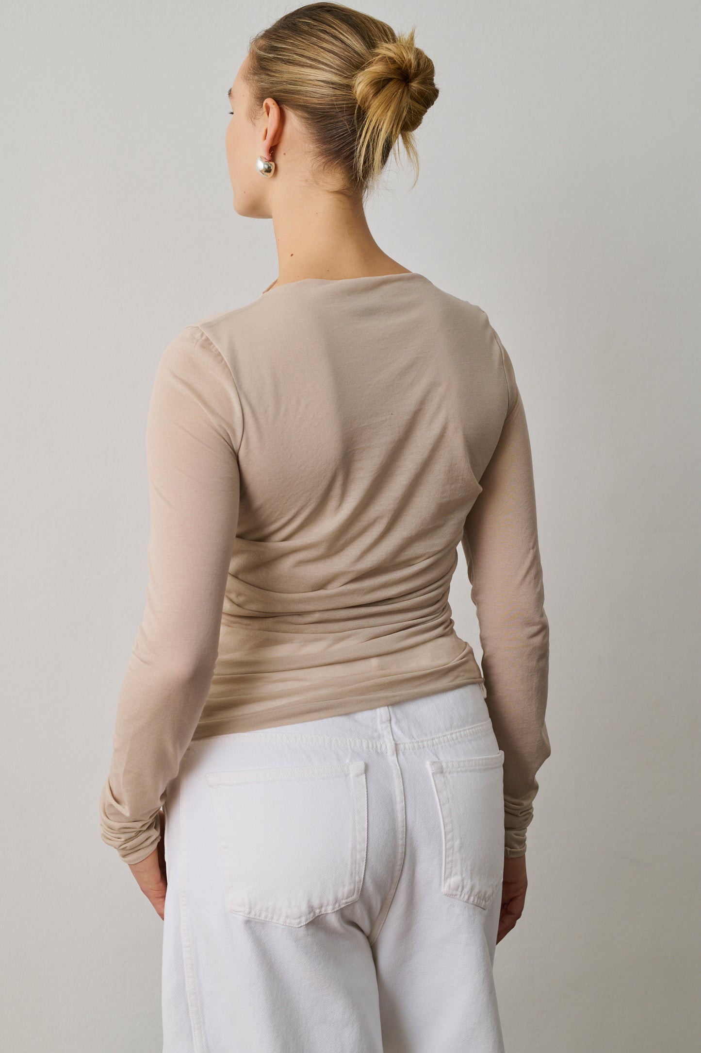 Tee-Shirt Gaia - Mastic - Coton - Femme