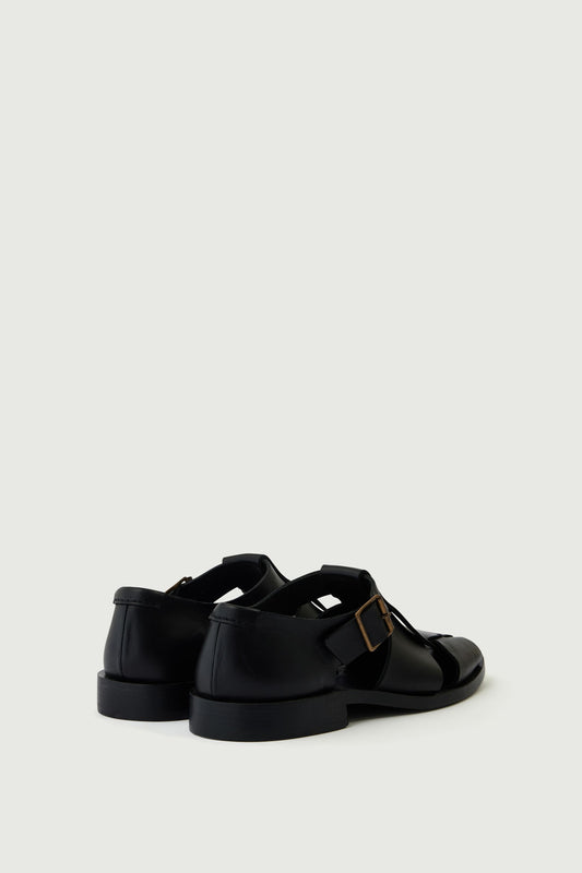 Sandals Velika - Black - Leather - Women
