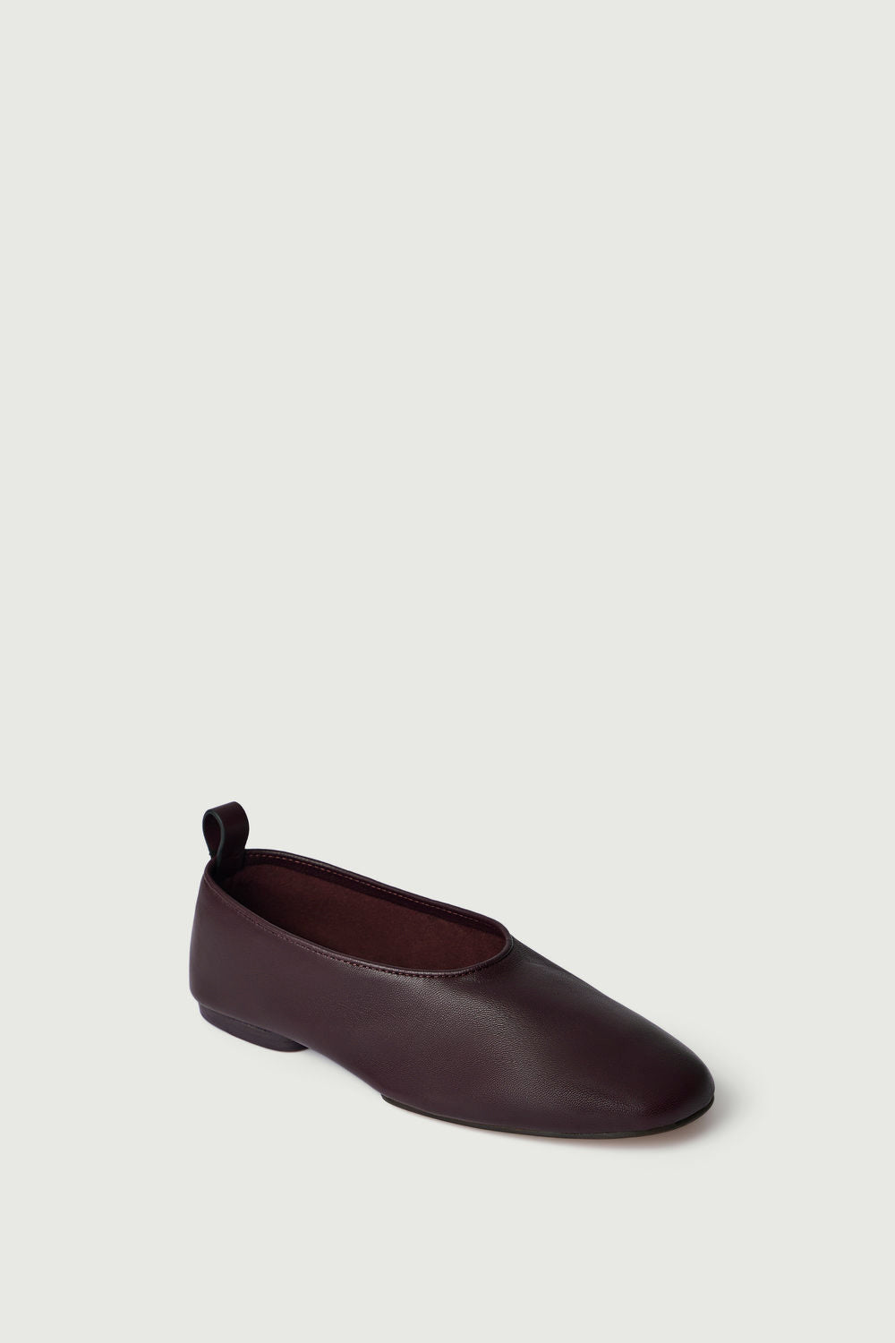 Ballerines Bala - Bordeaux Foncé - Cuir - Femme vue 4
