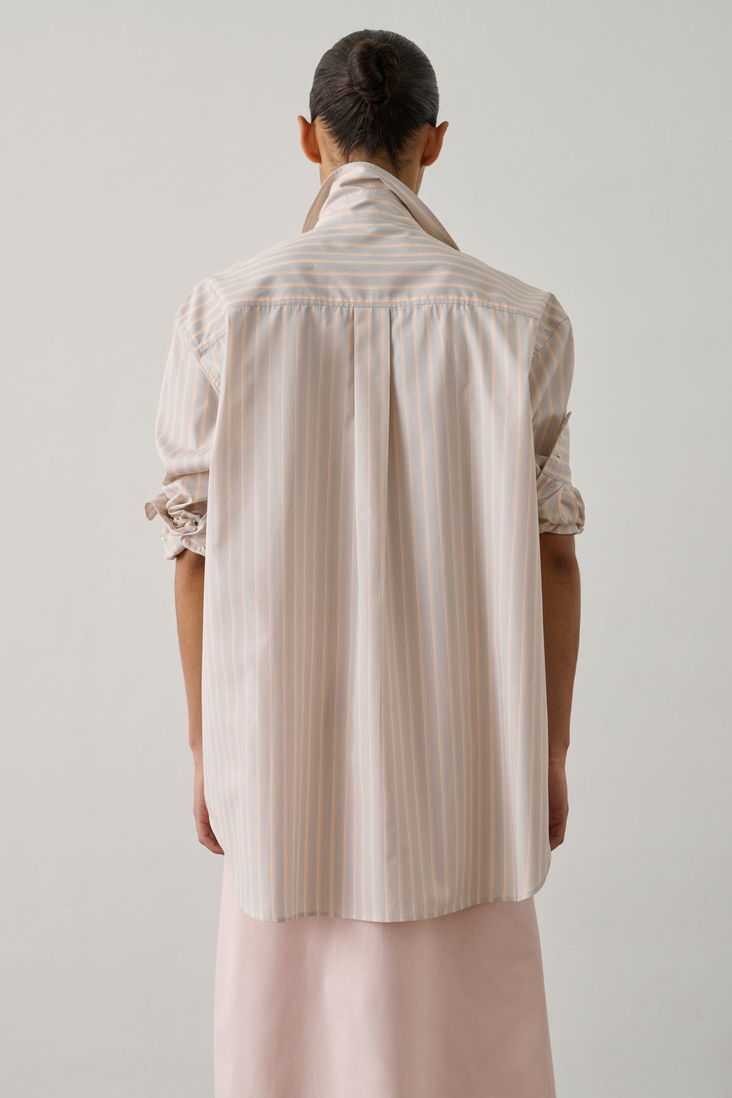 Shirt Carlotta - Orange/Grey - Cotton - Women