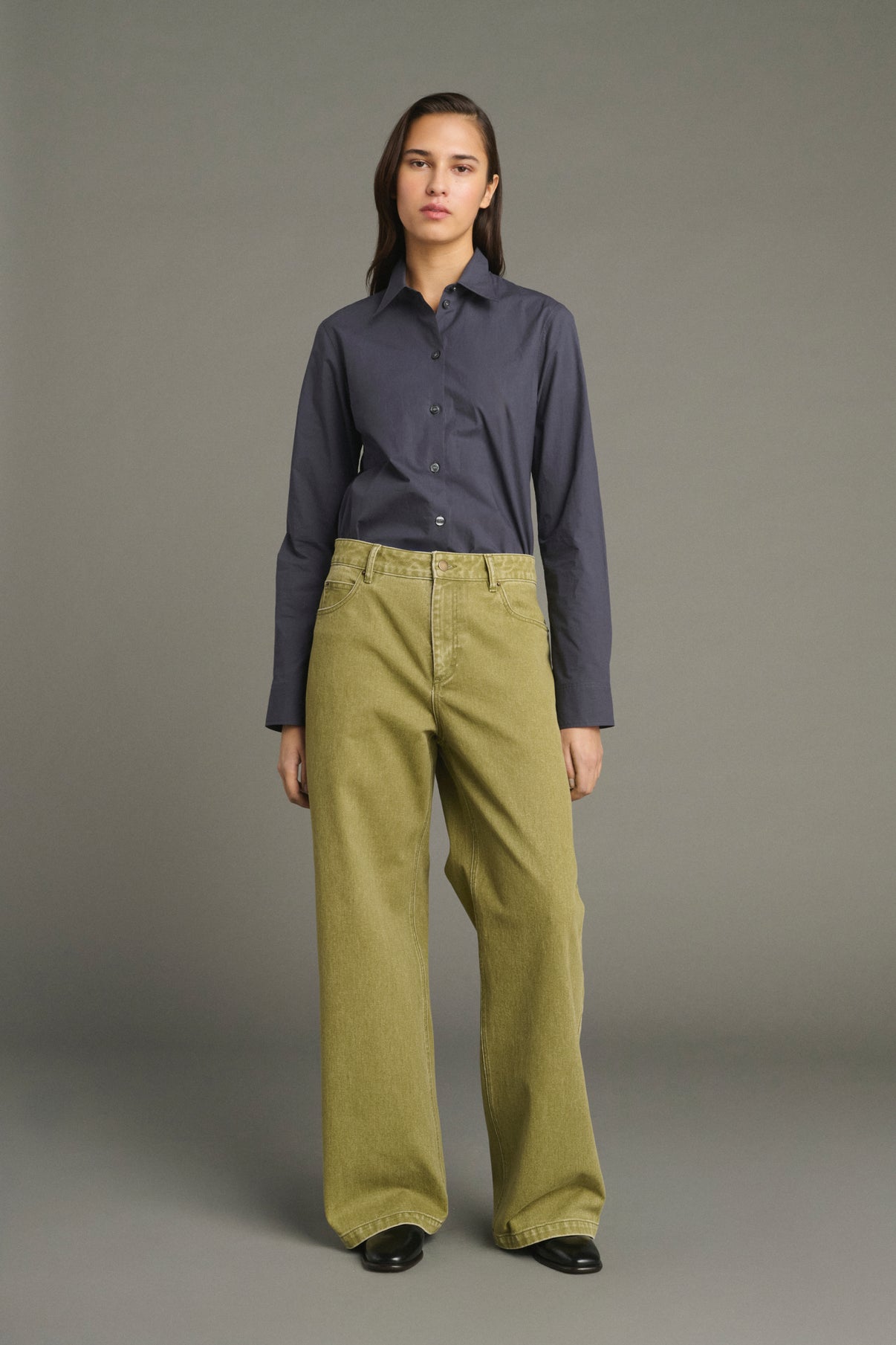 Karl pullover - Heathered Brown - Merino Wool - Women vue 1