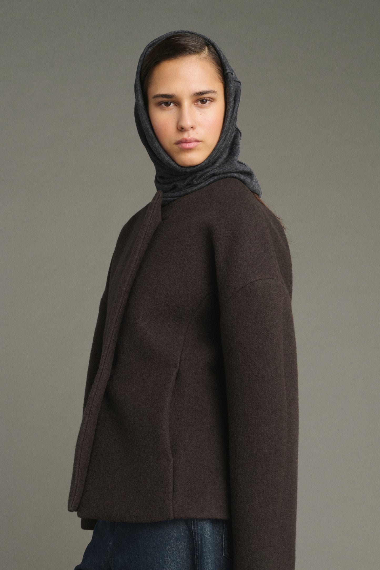 Jacket France - Ebony Green - Cotton - Women