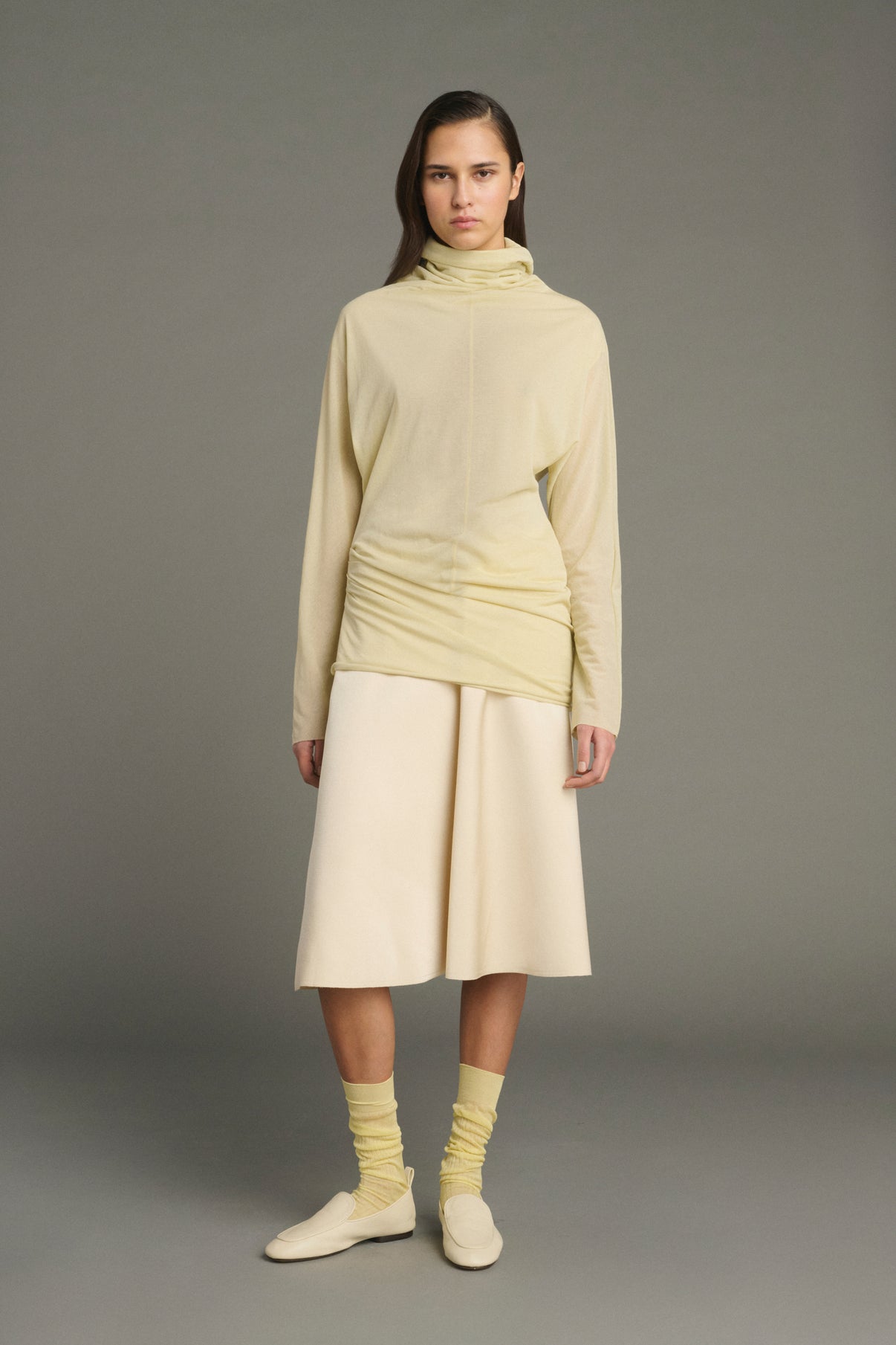 T-shirt Lisia - Pale Yellow - Cotton - Women vue 1