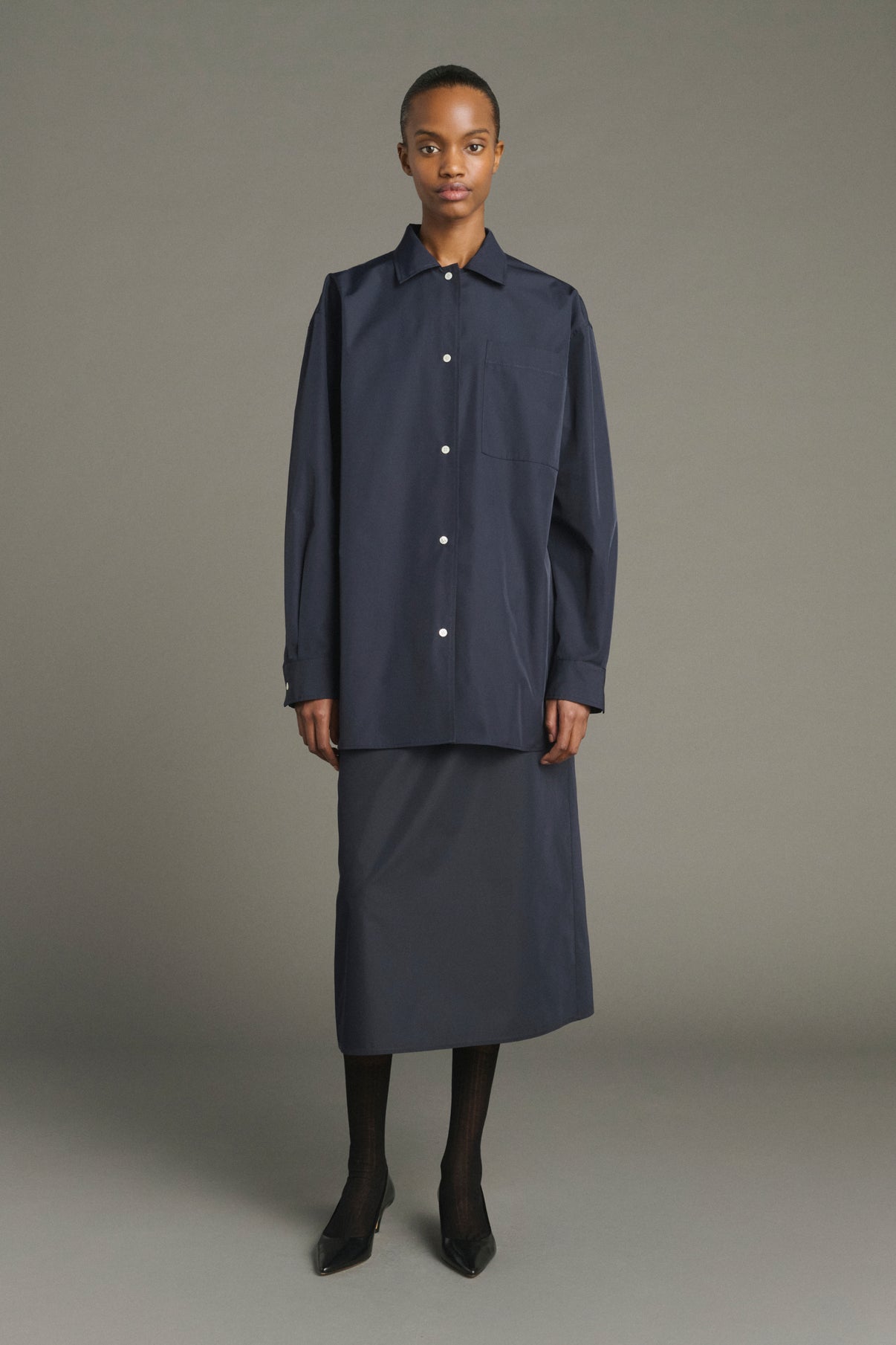 Lili Skirt - Navy - Women vue 1