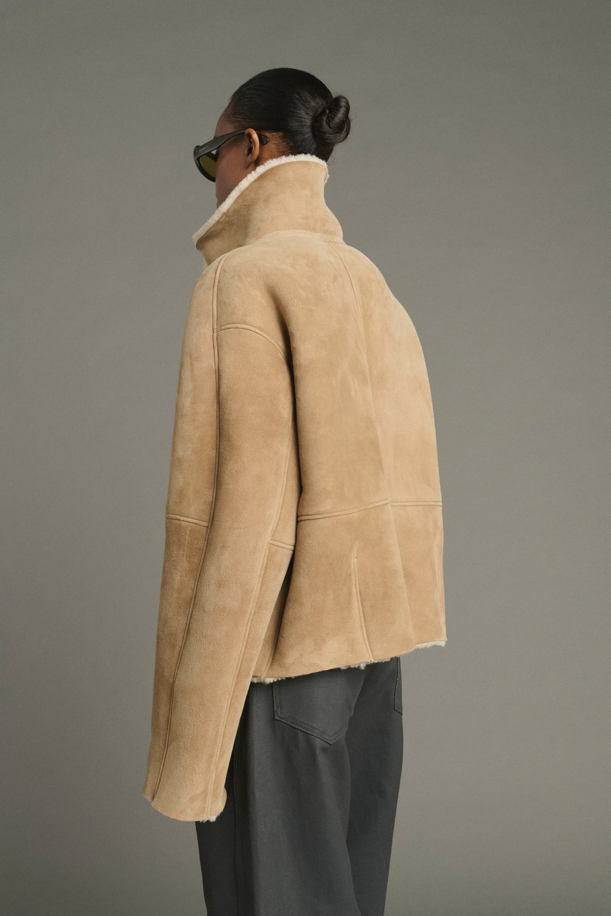 Kleber coat - Beige - Leather - Women vue 4