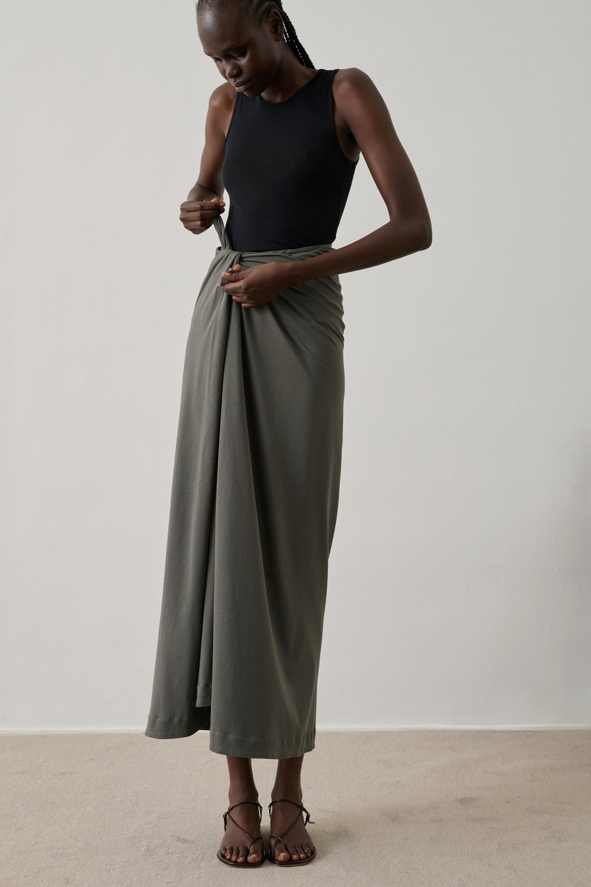 Jupe Goa - Ardoise - Coton - Femme vue 4