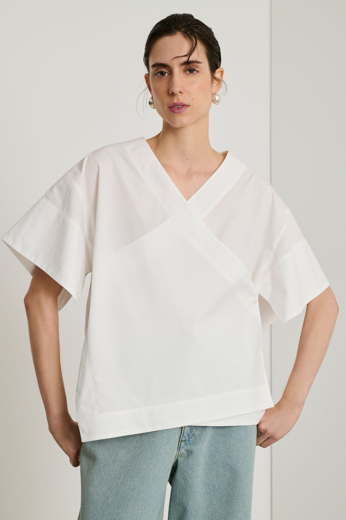 Blouse Eager - Blanc Cassé - Coton - Femme vue 3