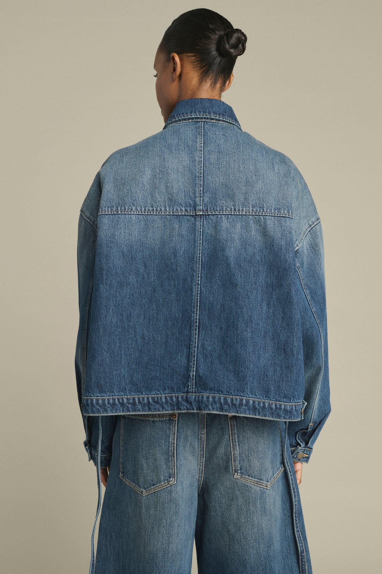 Lys Jacket - Washed Blue denim - Cotton - Women