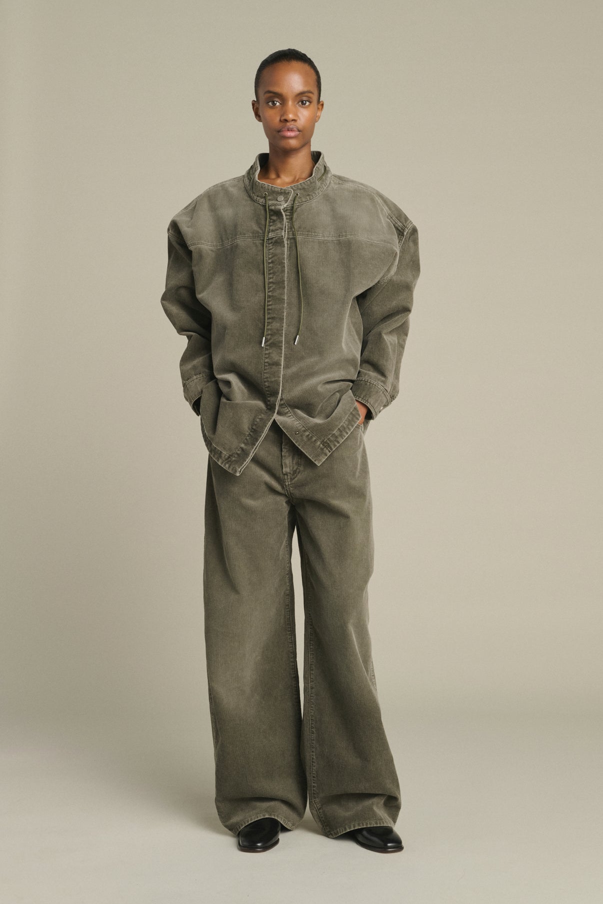 Lima shirt - Grey - Cotton - Women vue 3