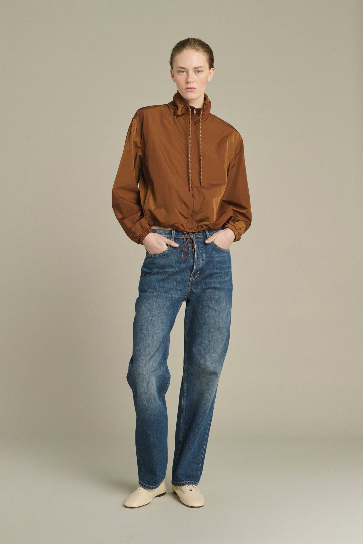 Jeans Lucien - Washed blue denim - Cotton - Femme vue 1