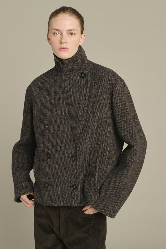 Joseph coat - Brown/Black - Wool - Women