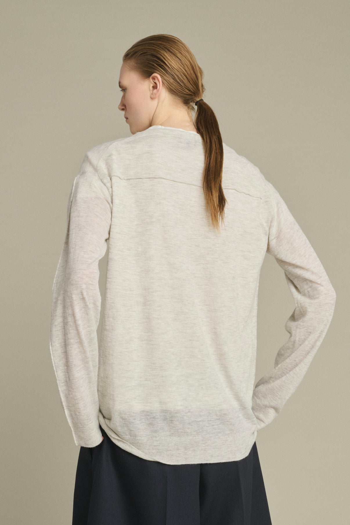 Khloe pullover - Light Grey - Women vue 4