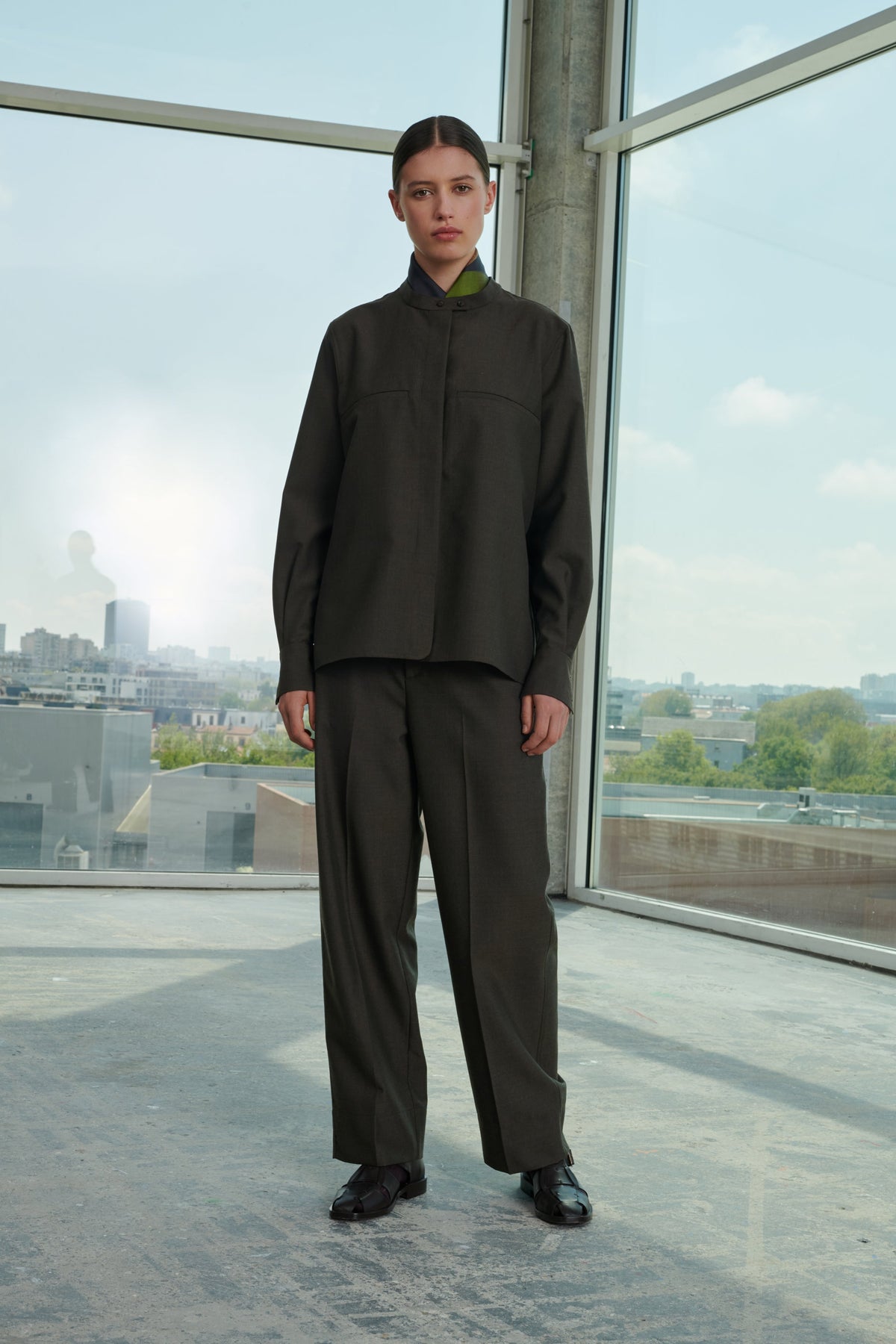 TROUSERS SARAJEVO MILITARY KHAKI vue 7