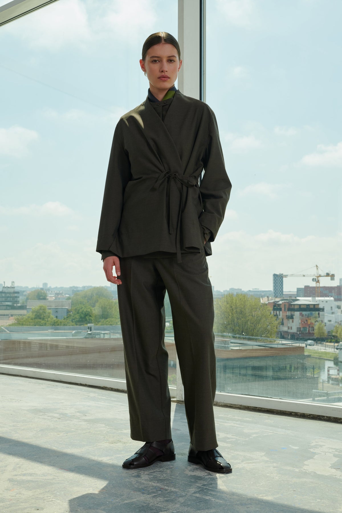 TROUSERS SARAJEVO MILITARY KHAKI vue 6
