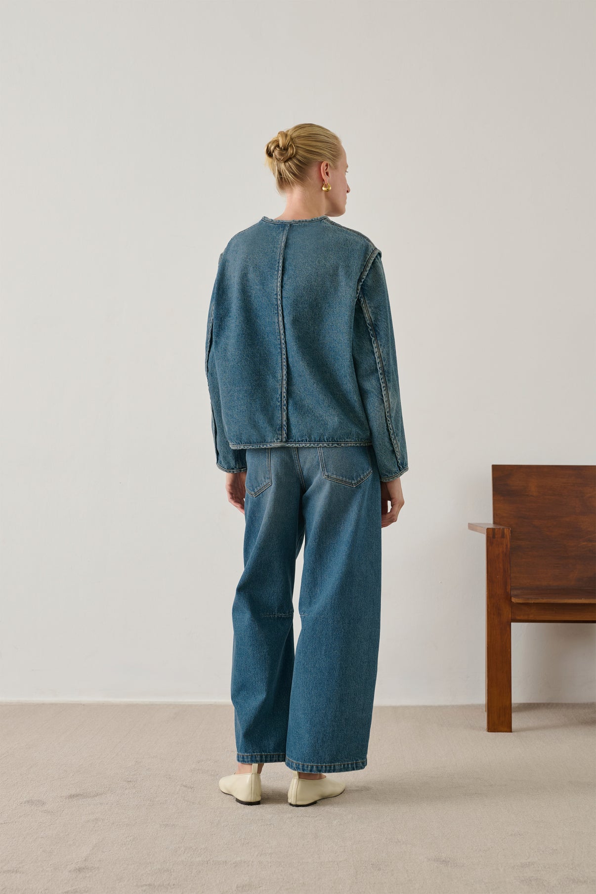 Eliott jeans - Blue - Cotton - Women vue 2