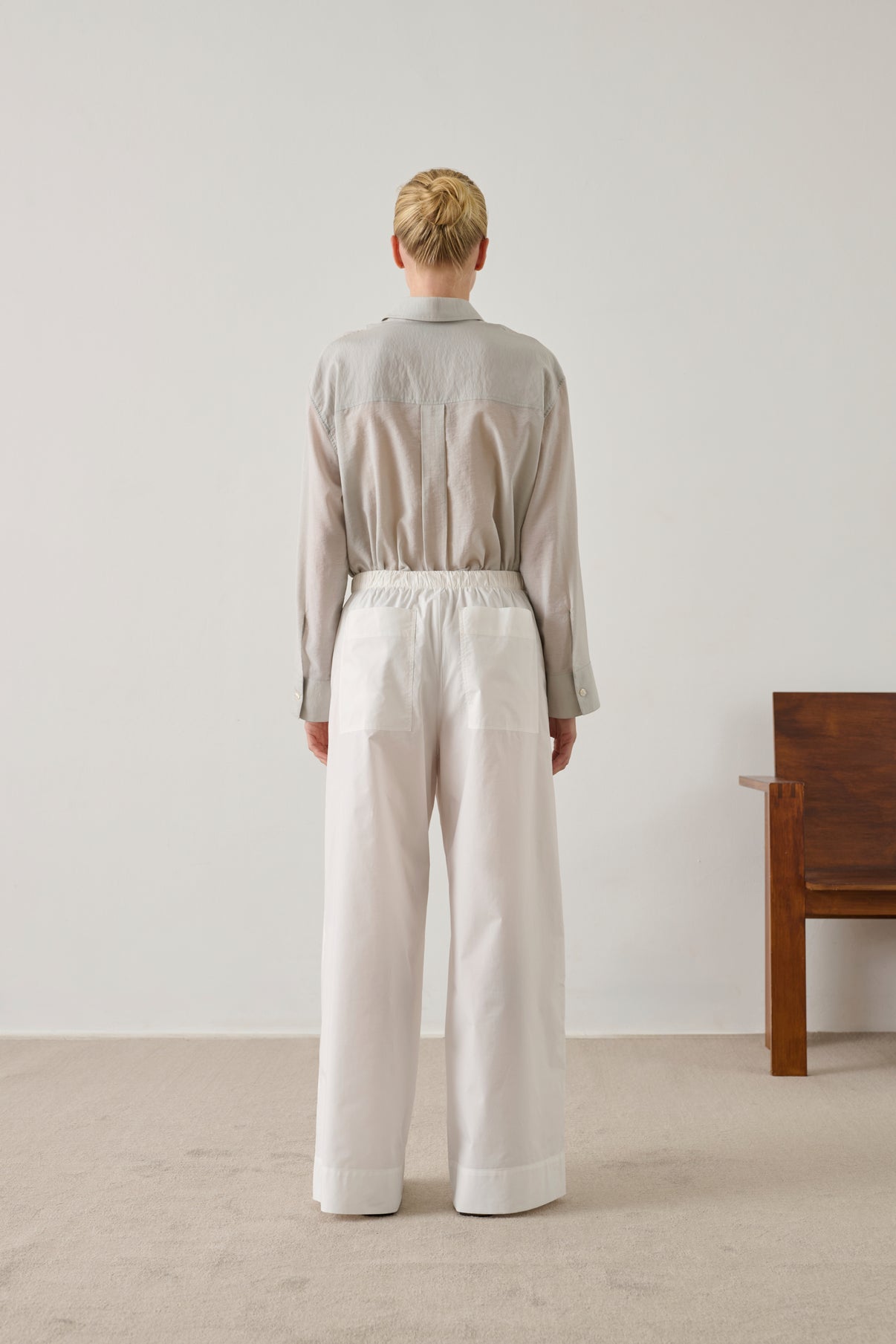 Blouse Izumi - Gris Clair - Femme vue 2