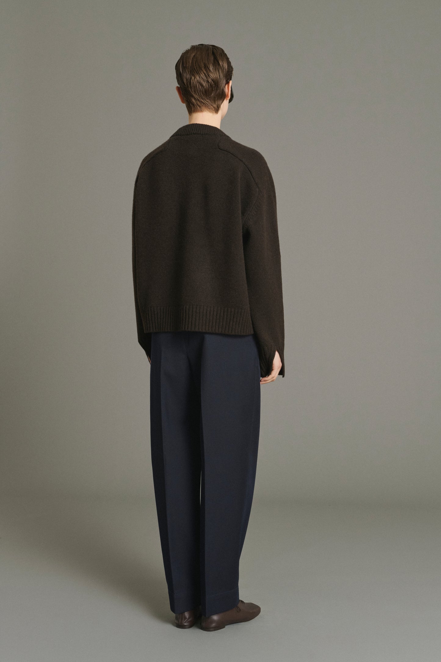 Pullover Will - Chocolate - Merino Wool - Women
