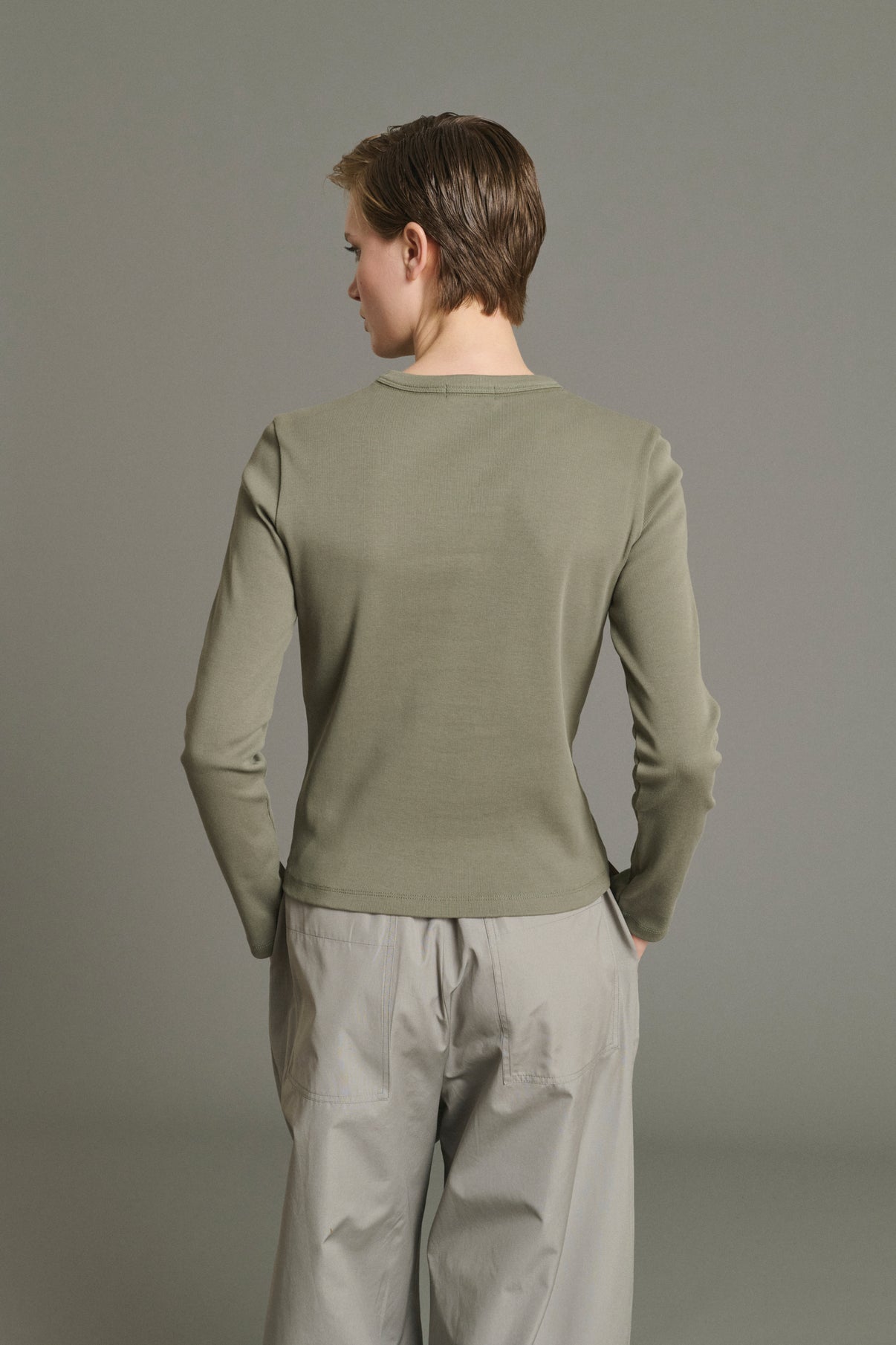 T-SHIRT FLAVIE GREEN vue 3