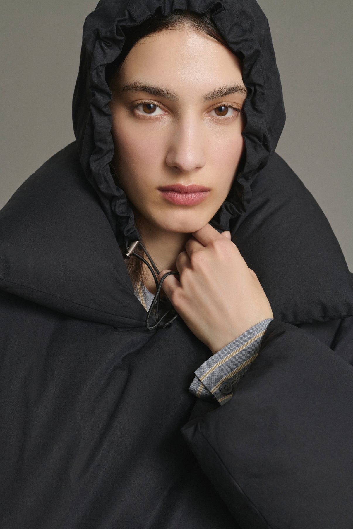 PUFFER JACKET KELVIN BLACK vue 5