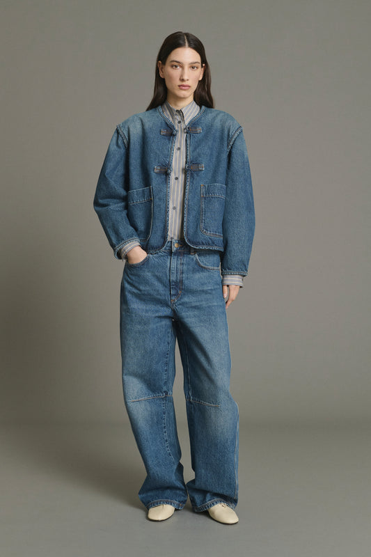 Jeans Eliott - Ample Blue Denim Women - Soeur