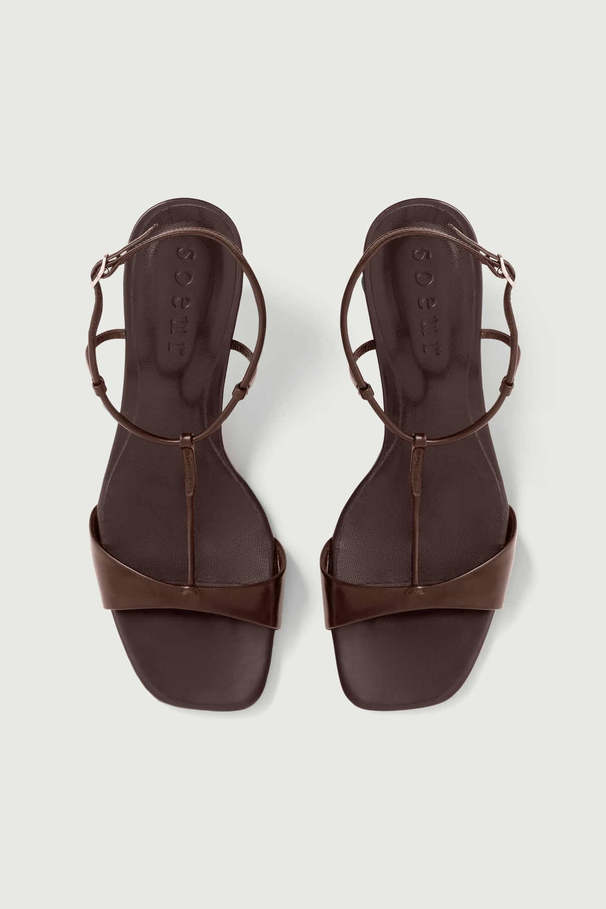 Sandales Cecilie - Marron - Cuir - Femme vue 4
