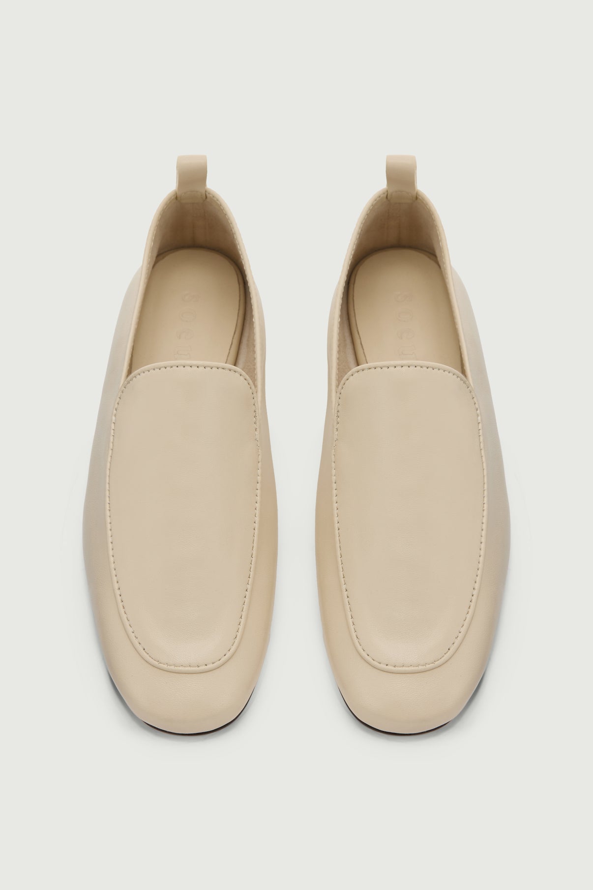Nine loafers - Ivory - Leather - Women vue 5