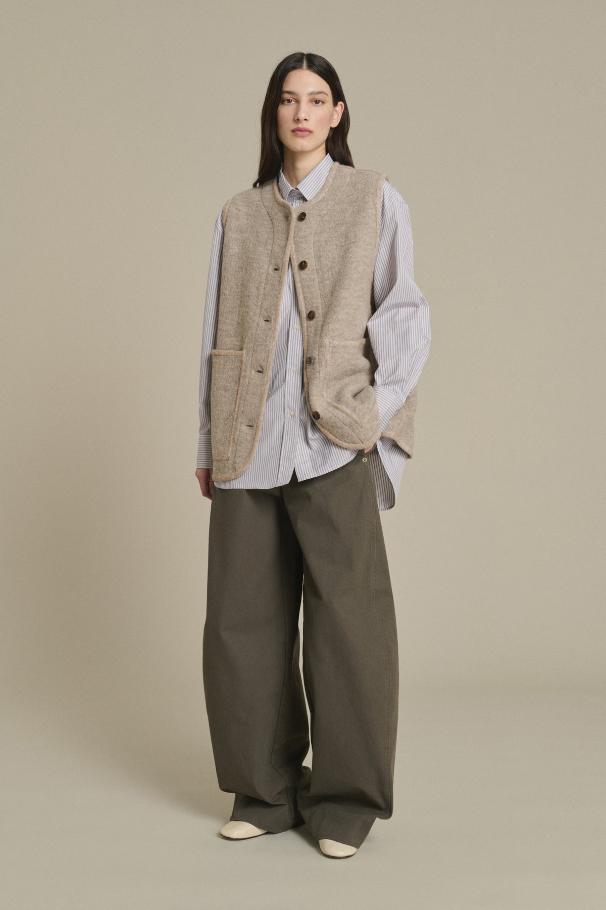 JACKET CHICAGO BEIGE/GREY vue 2