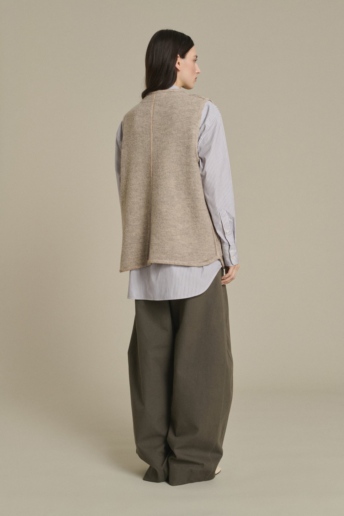 JACKET CHICAGO BEIGE/GREY vue 4