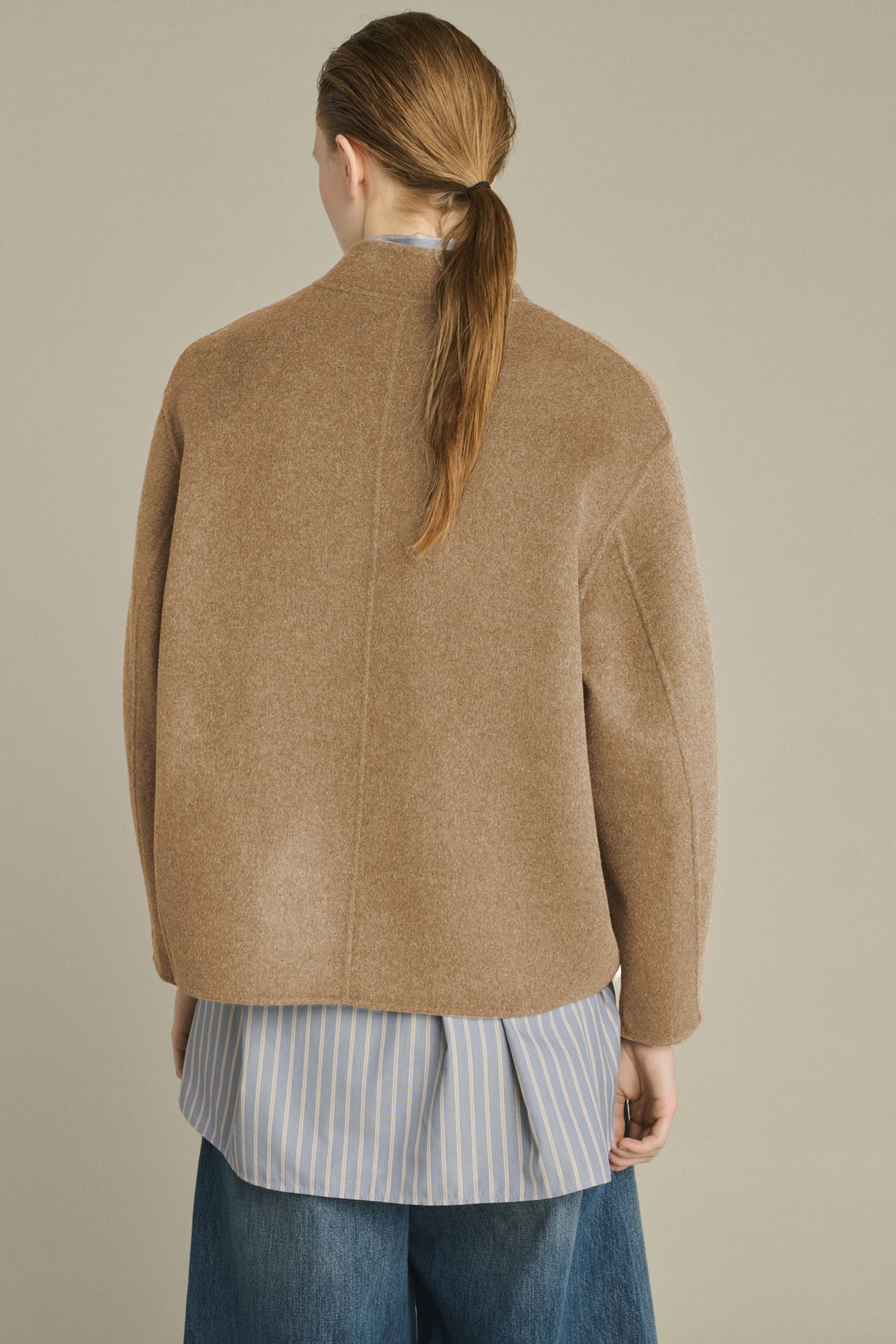 COAT WINDSOR CAMEL MARL vue 3