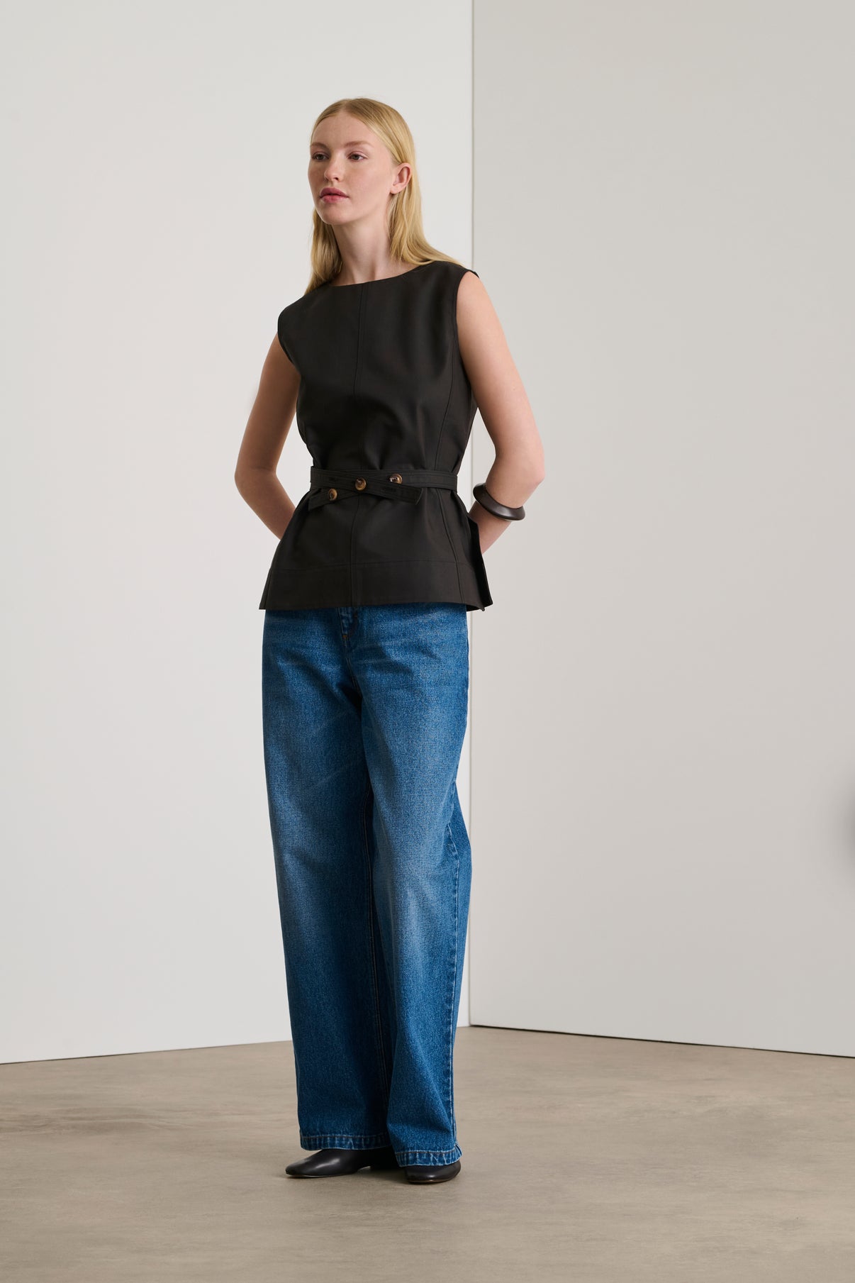 Top Chance - Charbon - Coton - Femme vue 1