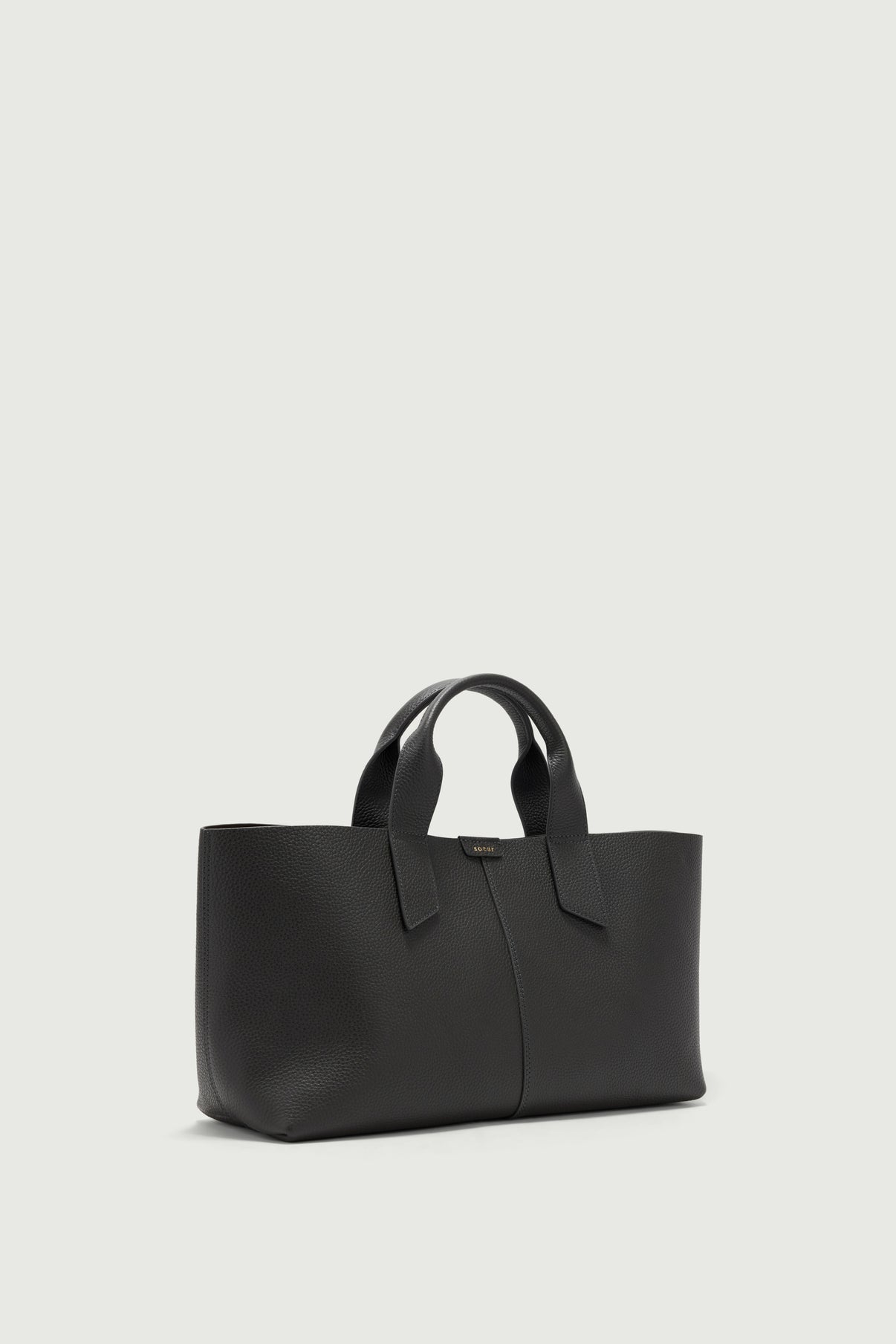 Suave bag – Steel – Leather – Women vue 2