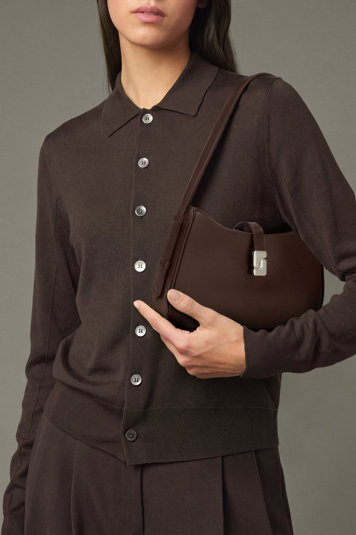 Bonnie bag - Chocolate box leather, S buckle - Soeur vue 2