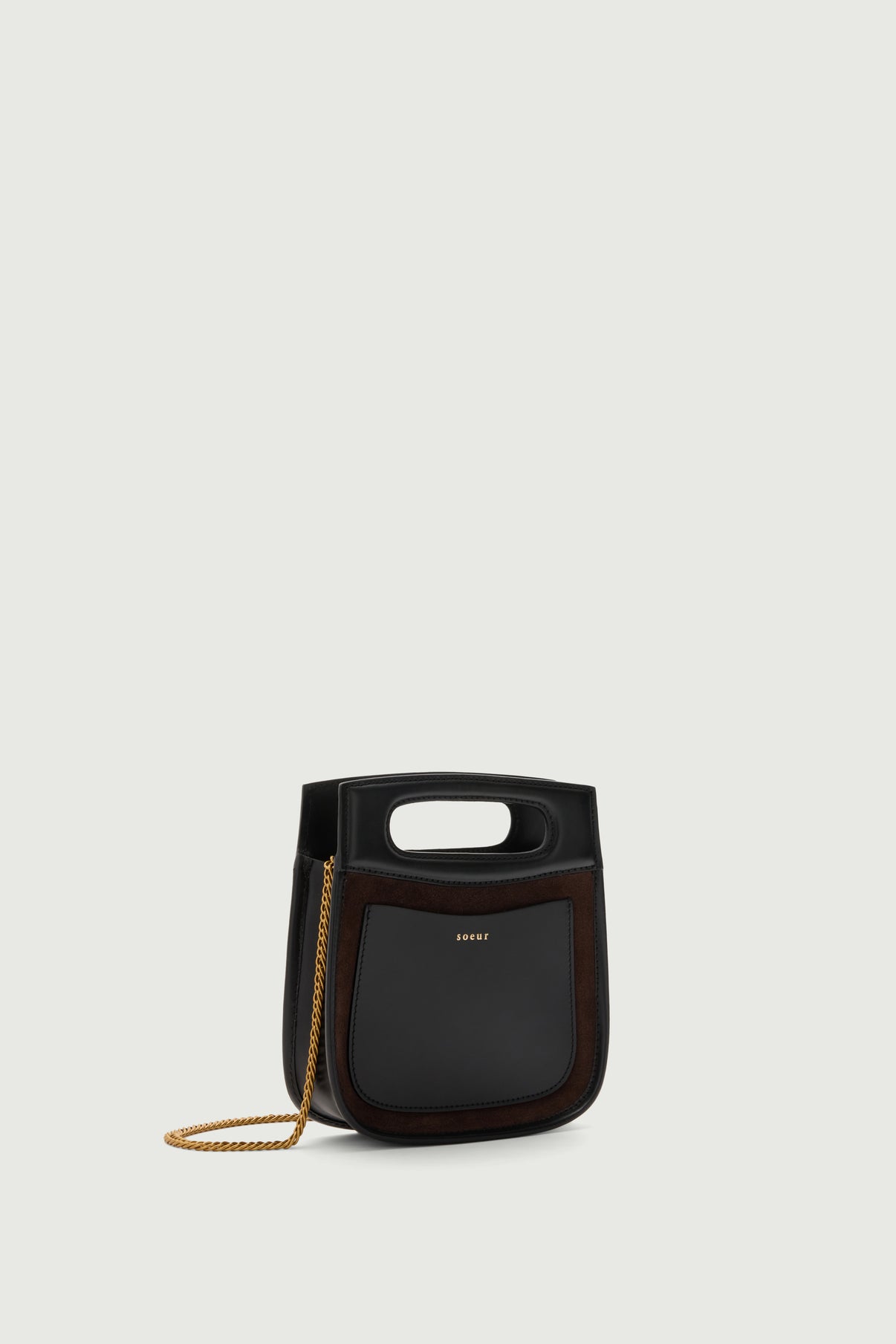 Cheri Mini bag - Dark Brown - Leather - Women vue 2