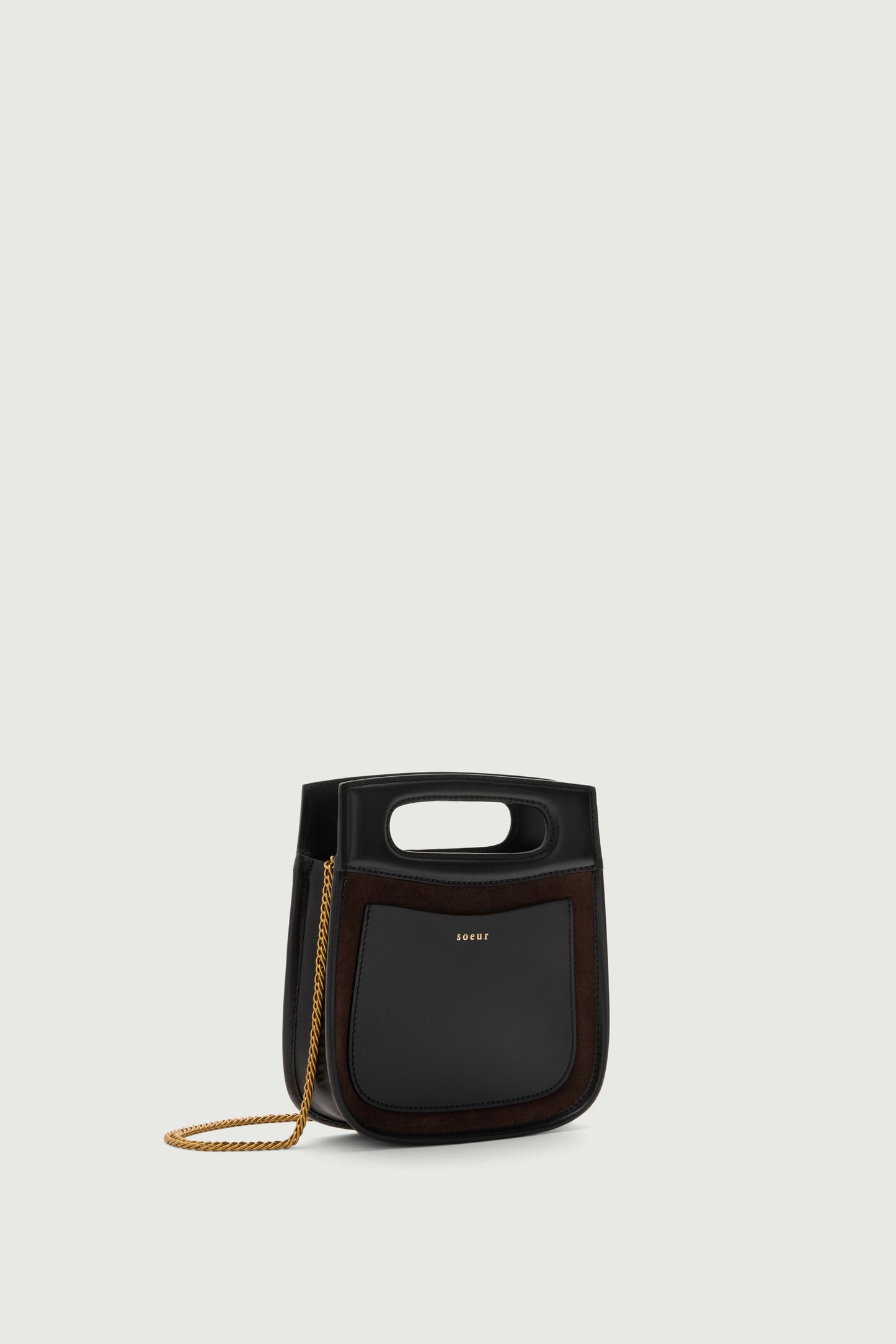 Cheri Mini bag - Dark Brown - Leather - Women