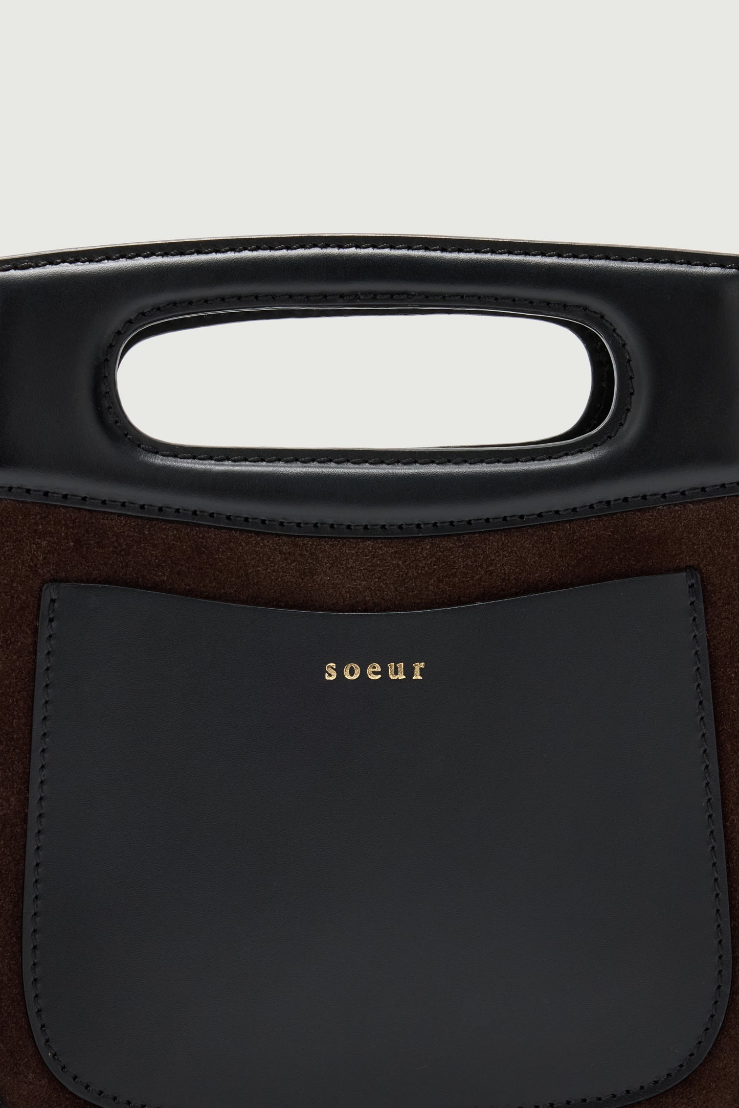 Cheri Mini bag - Dark Brown - Leather - Women
